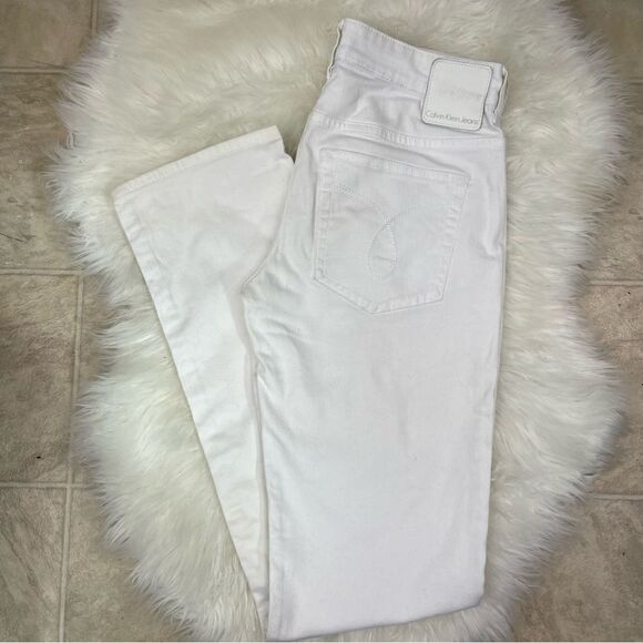 Calvin Klein | white jeans regular slim fit 31x43 - Picture 8 of 9